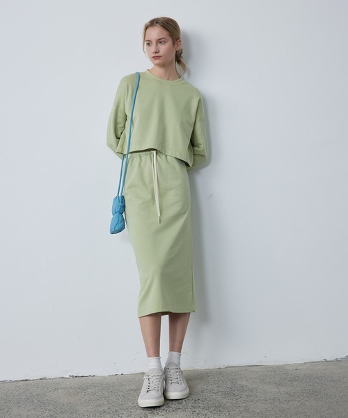 【セール】【ELOOPS】バックスリットスウェットタイトスカート（スカート）｜ELOOPS（イーループス）