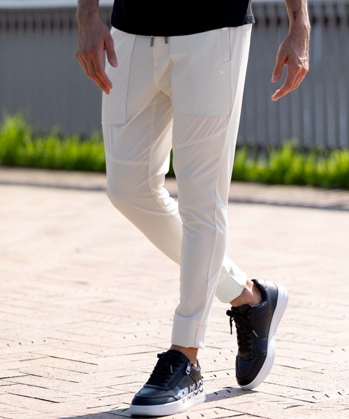 1PIU1UGUALE3 RELAX (ウノピゥウノウグァーレトレ リラックス)の「1PIU1UGUALE3 RELAX(ウノピゥウノウグァーレトレ リラックス)シープレザーコンビロングパンツ(その他パンツ・メンズ・ブラック/ホワイト・S/M/L/XL/XXL)」の11枚目の写真