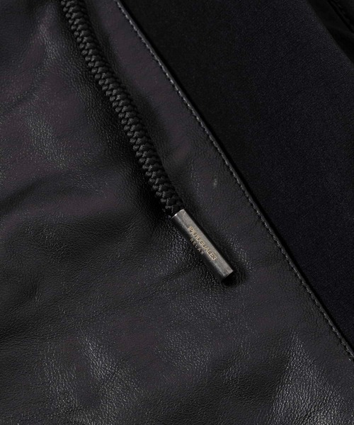 1PIU1UGUALE3 RELAX (ウノピゥウノウグァーレトレ リラックス)の「1PIU1UGUALE3 RELAX(ウノピゥウノウグァーレトレ リラックス)シープレザーコンビロングパンツ(その他パンツ・メンズ・ブラック/ホワイト・S/M/L/XL/XXL)」の15枚目の写真