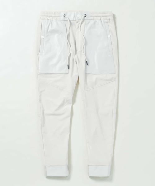 1PIU1UGUALE3 RELAX (ウノピゥウノウグァーレトレ リラックス)の「1PIU1UGUALE3 RELAX(ウノピゥウノウグァーレトレ リラックス)シープレザーコンビロングパンツ(その他パンツ・メンズ・ブラック/ホワイト・S/M/L/XL/XXL)」の22枚目の写真