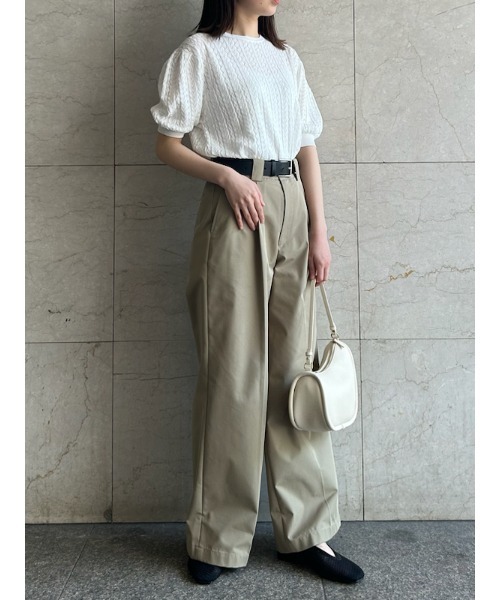 Mila Owen（ミラオーウェン）の「メタルスクエアバックルベルト（ベルト・レディース・ゴールド/ベージュ/シルバー・FREE）」の12枚目の写真