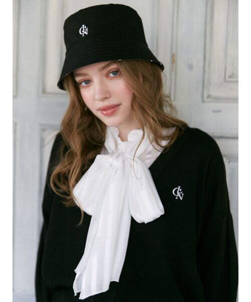 CALNAMUR（カルナムール）の「シアーチェックラッフルリボンブラウス（シャツ/ブラウス・レディース・ホワイト/ブラック・FREE）」の17枚目の写真