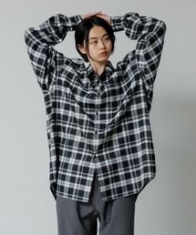 ADAM ET ROPE' | 【WEB限定】スーパールーズシルエット ビッグブロックチェック シャツ / ユニセックス(シャツ/ブラウス)