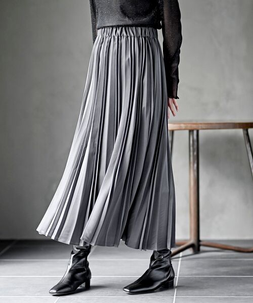 【新品未使用】STYLEDELIアコーディオンランダムプリーツスカート STYLE DELI - タグ付き未使用【アコーディオンランダムプリーツ