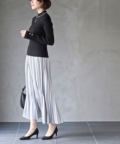 【新品未使用】STYLEDELIアコーディオンランダムプリーツスカート ランダムアコーディオンプリーツスカート（スカート）｜rps