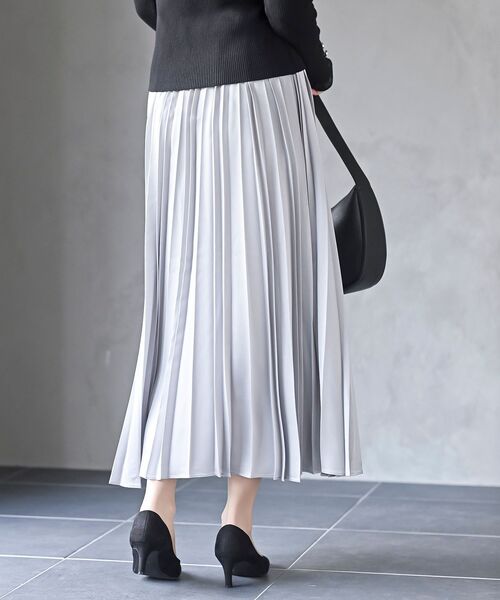 rps（アールピーエス）の「ランダムアコーディオンプリーツスカート（スカート・レディース・パープル/チャコールグレー/ライトグレー/イエロー/グリーン・フリー）」の20枚目の写真