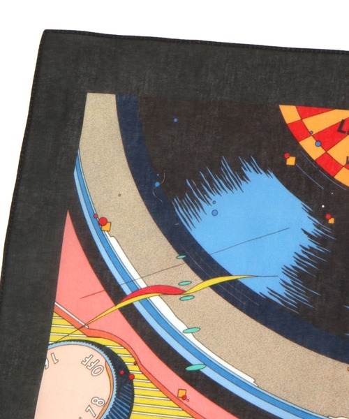 BAYFLOW（ベイフロー）の「【EIZIN SUZUKI×BAYFLOW】ハンカチ45×45cm（ハンカチ/ハンドタオル・レディース・ネイビー/ピンク/ブラック/オフホワイト・0）」の10枚目の写真