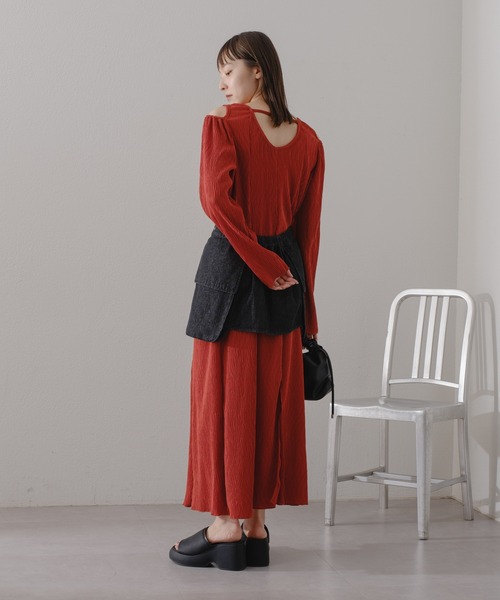 Kastane（カスタネ）の「BIGポケットラップベルト（ベルト・レディース・ブラック/アイボリー/ブルー・FREE）」の12枚目の写真