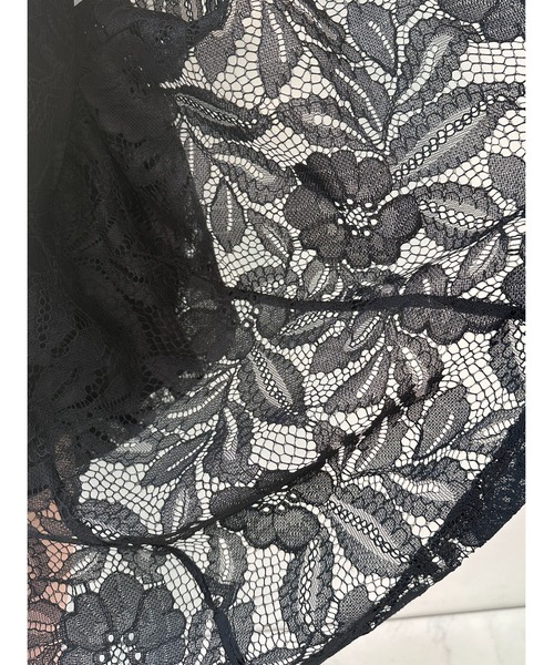 CECIL McBEE（セシルマクビー）の「レースレイヤードマーメイドスカート（スカート・レディース・チャコールグレー/グレー/オフホワイト/ブラック/ライラック・MEDIUM）」の13枚目の写真