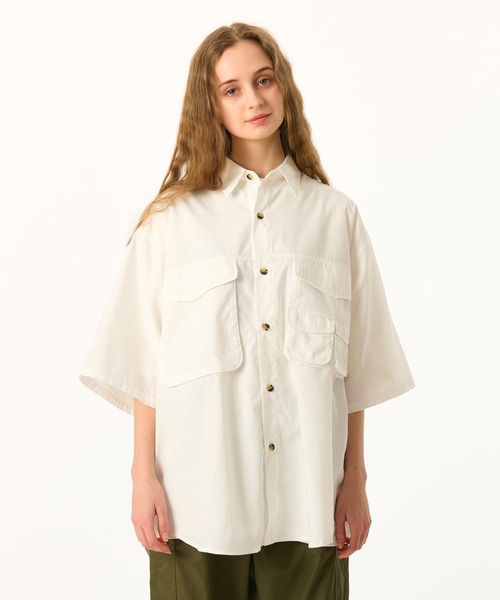 WETTEMPT（ウィテンプト）の「UTILITY WORK SHIRT / ユーティリティワークシャツ（シャツ/ブラウス・メンズ・ダークブルー/ベージュ/オフホワイト・LARGE/SMALL/MEDIUM）」の7枚目の写真