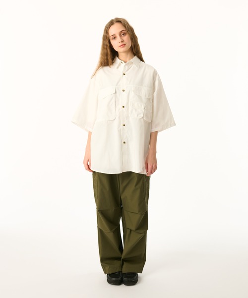 WETTEMPT（ウィテンプト）の「UTILITY WORK SHIRT / ユーティリティワークシャツ（シャツ/ブラウス・メンズ・ダークブルー/ベージュ/オフホワイト・LARGE/SMALL/MEDIUM）」の10枚目の写真