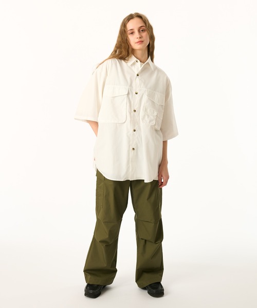 WETTEMPT（ウィテンプト）の「UTILITY WORK SHIRT / ユーティリティワークシャツ（シャツ/ブラウス・メンズ・ダークブルー/ベージュ/オフホワイト・LARGE/SMALL/MEDIUM）」の11枚目の写真