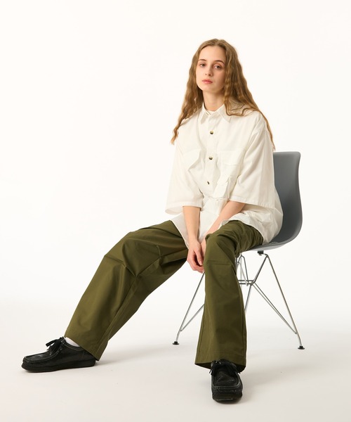 WETTEMPT（ウィテンプト）の「UTILITY WORK SHIRT / ユーティリティワークシャツ（シャツ/ブラウス・メンズ・ダークブルー/ベージュ/オフホワイト・LARGE/SMALL/MEDIUM）」の16枚目の写真