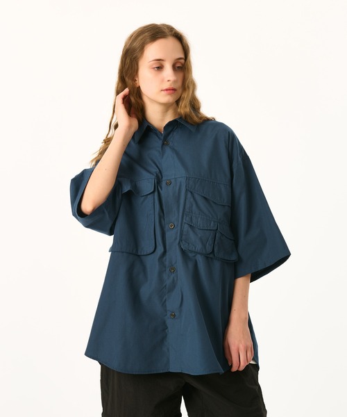 WETTEMPT（ウィテンプト）の「UTILITY WORK SHIRT / ユーティリティワークシャツ（シャツ/ブラウス・メンズ・ダークブルー/ベージュ/オフホワイト・LARGE/SMALL/MEDIUM）」の20枚目の写真