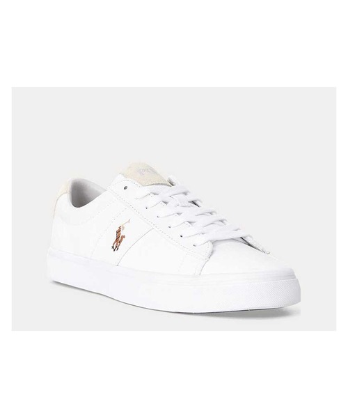 POLO RALPH LAUREN（ポロ ラルフ ローレン）の「ポロ ラルフ ローレンSAYER セイヤー スニーカー（スニーカー・レディース・ホワイト/ネイビー・70/60/50/40）」の6枚目の写真