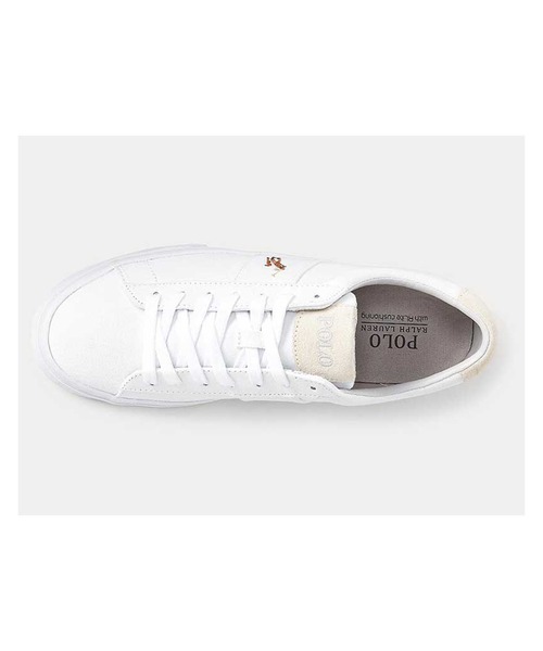 POLO RALPH LAUREN（ポロ ラルフ ローレン）の「ポロ ラルフ ローレンSAYER セイヤー スニーカー（スニーカー・レディース・ホワイト/ネイビー・70/60/50/40）」の7枚目の写真