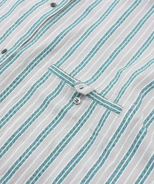 RNA-N（アールエヌエーエヌ）の「B2822 コードストライプシャツ（シャツ/ブラウス・レディース・ベージュ/グレー/ライトブルー・MEDIUM）」の21枚目の写真