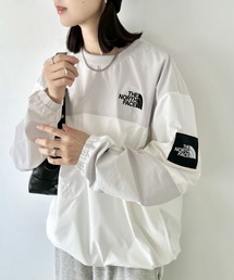 国内未発売 THE NORTH FACE(ザ・ノースフェイス)/バイカラー 切替ワンポイント クルーネックトップス /ALBANY CREWNECK