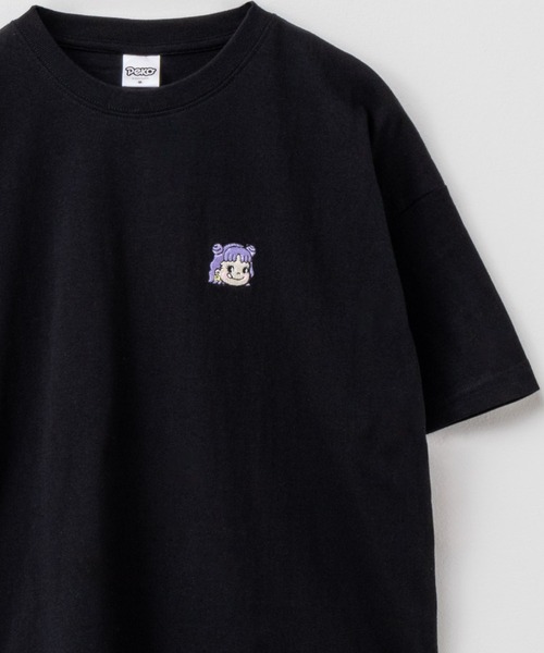 Mac-House(マックハウス)の「PEKO ワンポイント刺繍Tシャツ(Tシャツ/カットソー・レディース・サックスブルー/ブルー系その他/クリーム/ブラック・M/L)」の2枚目の写真