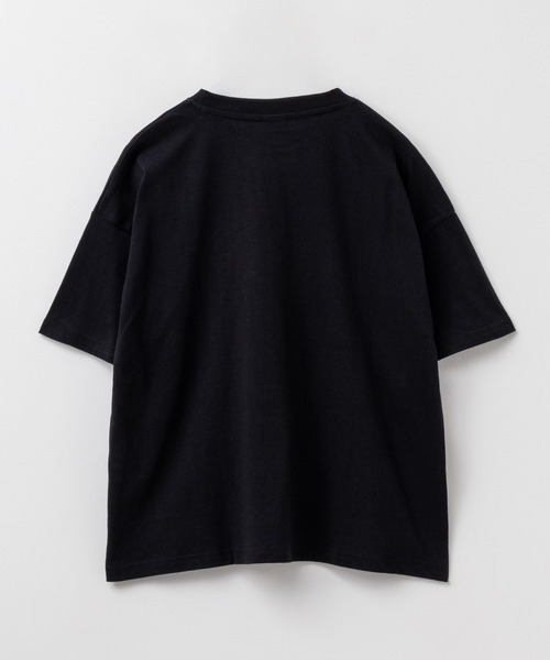 Mac-House(マックハウス)の「PEKO ワンポイント刺繍Tシャツ(Tシャツ/カットソー・レディース・サックスブルー/ブルー系その他/クリーム/ブラック・M/L)」の6枚目の写真