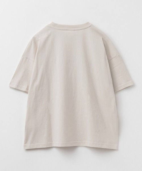 Mac-House(マックハウス)の「PEKO ワンポイント刺繍Tシャツ(Tシャツ/カットソー・レディース・サックスブルー/ブルー系その他/クリーム/ブラック・M/L)」の8枚目の写真