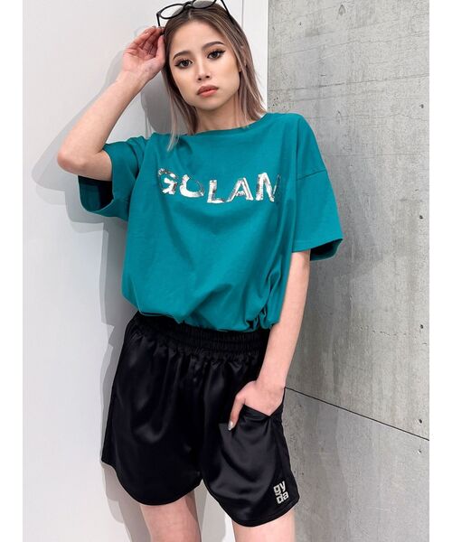 GYDA（ジェイダ）の「Square gydaサテンパンツ（その他パンツ・レディース・ブラック/オフホワイト・FREE）」の17枚目の写真