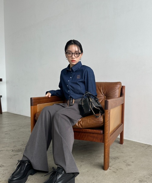 SNIDEL（スナイデル）の「ボスリントンメガネ（メガネ・レディース・その他/ブラック・FREE）」の16枚目の写真