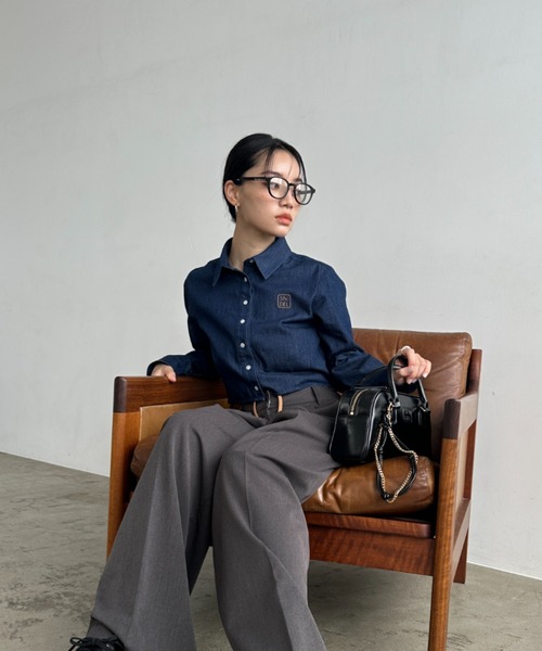 SNIDEL（スナイデル）の「ボスリントンメガネ（メガネ・レディース・その他/ブラック・FREE）」の17枚目の写真