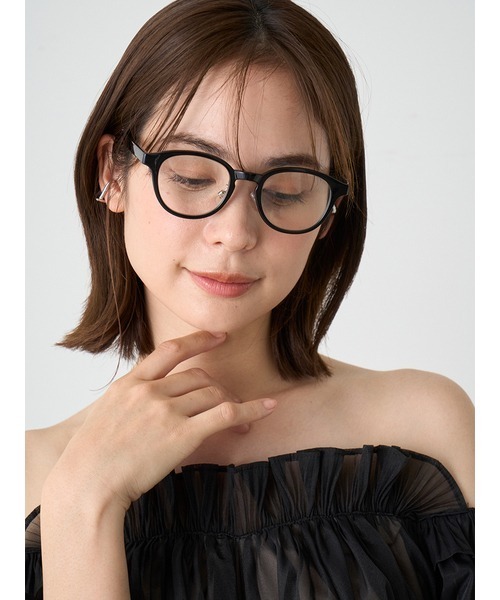 SNIDEL（スナイデル）の「ボスリントンメガネ（メガネ・レディース・その他/ブラック・FREE）」の15枚目の写真
