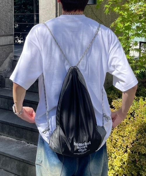 Chikashitsu +（チカシツプラス）の「【Chikashitsu +】logo graphic t-shirt 2 / ロゴグラフィック半袖Tシャツ（Tシャツ/カットソー・メンズ・チャコール/ブラック/ホワイト・ONE SIZE）」の11枚目の写真