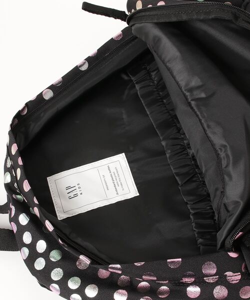 GAP(ギャップ)の「メタリック ドット バックパック (キッズ) リュック(バックパック/リュック・キッズ・ブラック・ONE SIZE)」の3枚目の写真