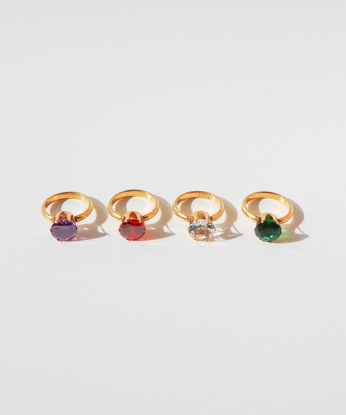 TUWAKRIM(トゥワクリム)の「【TUWAKRIM】PIRATES RING #2(リング・レディース・パープル/クリア/レッド/グリーン・XX-LARGE/X-LARGE/LARGE/MEDIUM)」の6枚目の写真