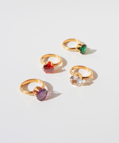 TUWAKRIM(トゥワクリム)の「【TUWAKRIM】PIRATES RING #2(リング・レディース・パープル/クリア/レッド/グリーン・XX-LARGE/X-LARGE/LARGE/MEDIUM)」の7枚目の写真