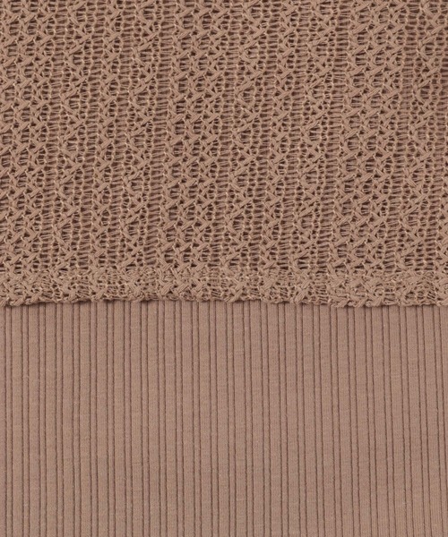 mysty woman(ミスティウーマン)の「ラッセルレースリボンツイン 127793(カーディガン/ボレロ・レディース・アイボリー/ライトブルー/モカ/ライトグリーン/ピンク・FREE)」の15枚目の写真