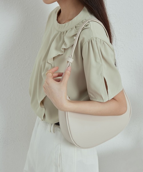 MAISON DE THERESE(メゾン ド テレーズ)の「半袖ブラウス(シャツ/ブラウス・レディース・ブルー/グリーン/ベージュ/ホワイト・M)」の6枚目の写真