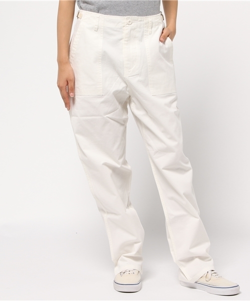 CIAOPANIC（チャオパニック）の「【Ciaopanic】　ベイカーパンツ（その他パンツ・レディース・カーキ/オフホワイト・SMALL/MEDIUM）」の2枚目の写真