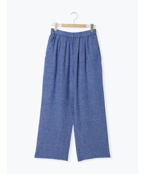 Samansa Mos2（サマンサ モスモス）の「【Lサイズ WEB限定】【接触冷感・UVカット】レーヨン麻ストレートパンツ（その他パンツ・レディース・チャコールグレー/ベージュ/ブルー/モカ・M/L）」の18枚目の写真