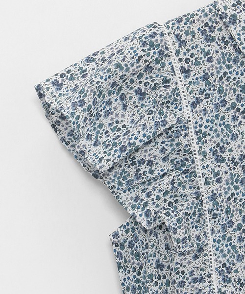 pom ponette junior（ポンポネットジュニア）の「【リバティプリント】衿つきワンピース（ワンピース・キッズ・ブルー/ネイビー・S/M/L/LL）」の14枚目の写真