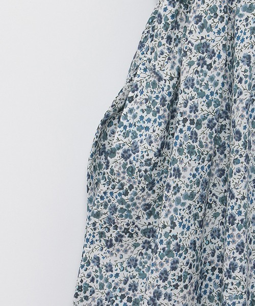 pom ponette junior（ポンポネットジュニア）の「【リバティプリント】衿つきワンピース（ワンピース・キッズ・ブルー/ネイビー・S/M/L/LL）」の6枚目の写真