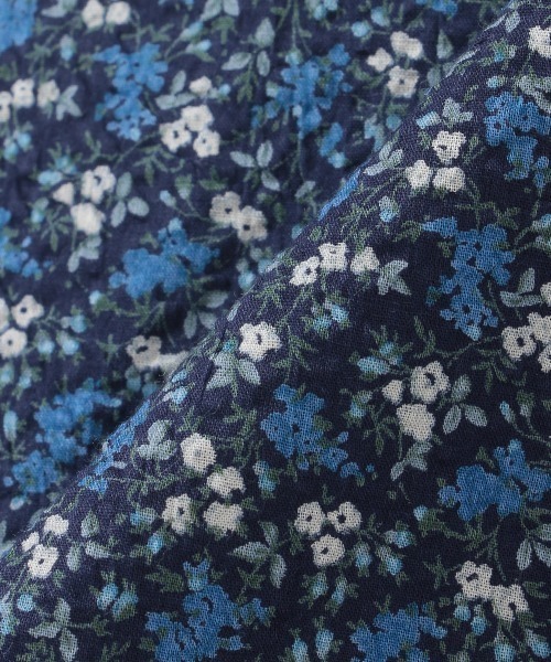 pom ponette junior（ポンポネットジュニア）の「【リバティプリント】衿つきワンピース（ワンピース・キッズ・ブルー/ネイビー・S/M/L/LL）」の9枚目の写真