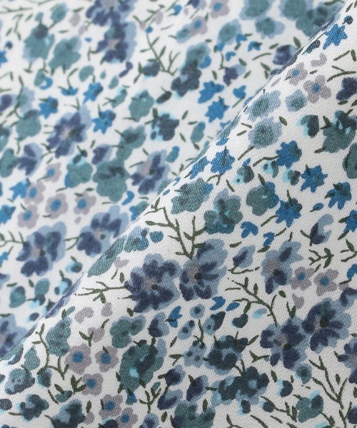 pom ponette junior（ポンポネットジュニア）の「【リバティプリント】衿つきワンピース（ワンピース・キッズ・ブルー/ネイビー・S/M/L/LL）」の3枚目の写真