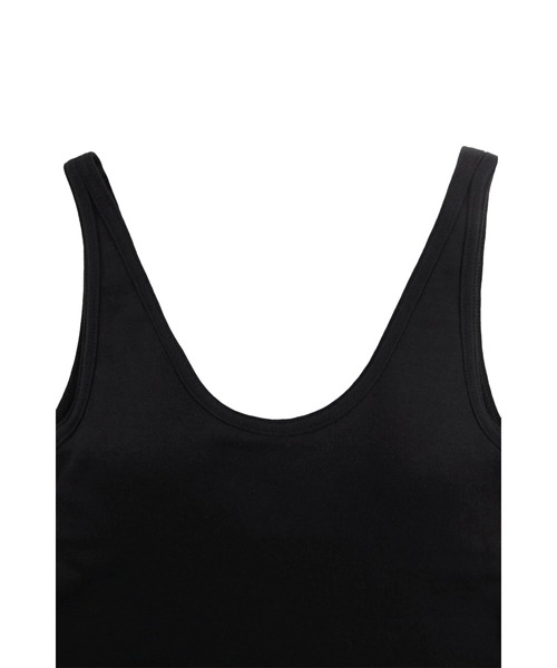 ALEXIA STAM（アリシアスタン）の「Basic Organic Cotton Padded Tank Top /オーガニックコットンタンクトップ（タンクトップ・レディース・ホワイト/グレー/ブラック・FREE）」の12枚目の写真