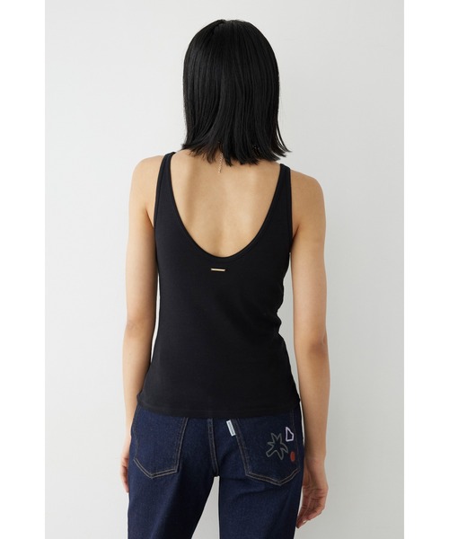 ALEXIA STAM トップス Basic Organic Cotton Padded Tank Top /オーガニックコットン