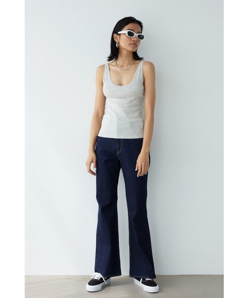 ALEXIA STAM トップス Basic Organic Cotton Padded Tank Top /オーガニックコットン