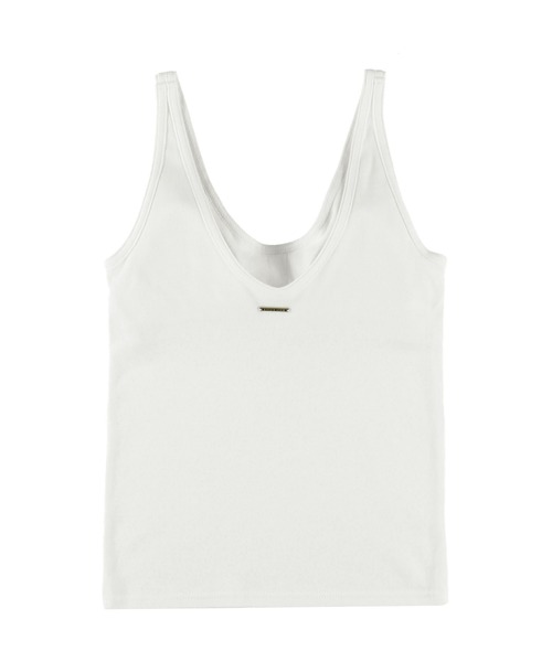 ALEXIA STAM（アリシアスタン）の「Basic Organic Cotton Padded Tank Top /オーガニックコットンタンクトップ（タンクトップ・レディース・ホワイト/グレー/ブラック・FREE）」の18枚目の写真
