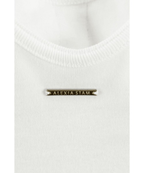 ALEXIA STAM（アリシアスタン）の「Basic Organic Cotton Padded Tank Top /オーガニックコットンタンクトップ（タンクトップ・レディース・ホワイト/グレー/ブラック・FREE）」の20枚目の写真