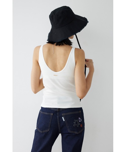 ALEXIA STAM トップス Basic Organic Cotton Padded Tank Top /オーガニックコットン