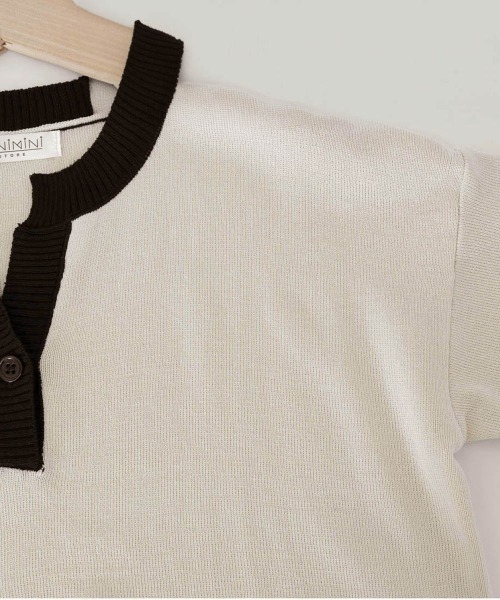 Miniministore(ミニミニストア)の「ニットセットアップ 冷感タッチレディース(アンサンブル・レディース・ダークベージュ/アイボリー/グレイッシュベージュ/ブラック/フューシャピンク/ブルー・FREE)」の11枚目の写真