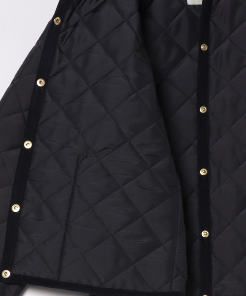 Traditional Weatherwear（トラディショナルウェザーウェア）の「WAVERLY A-LINE（その他アウター・レディース・ネイビー/ブラック・34/32）」の4枚目の写真