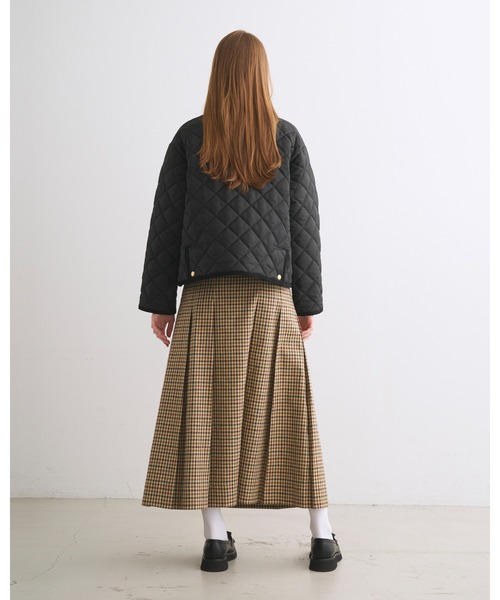 Traditional Weatherwear（トラディショナルウェザーウェア）の「WAVERLY A-LINE（その他アウター・レディース・ネイビー/ブラック・34/32）」の7枚目の写真